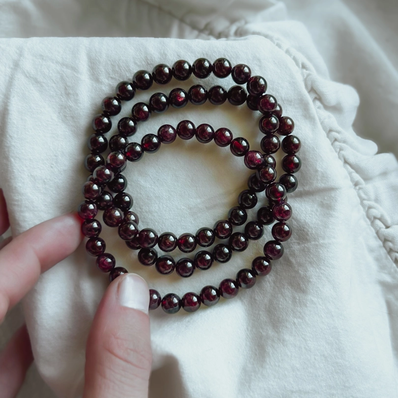 bracciale elastico - Granato